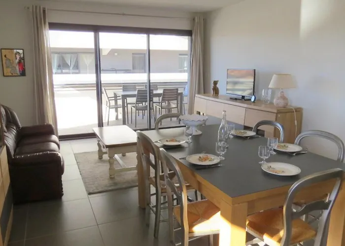 Διαμέρισμα T3 Climatise Avec Piscine Proche Plage, Terrasse Et Parking, Pour 4 Personnes Au Barcares - Fr-1-529-68 *